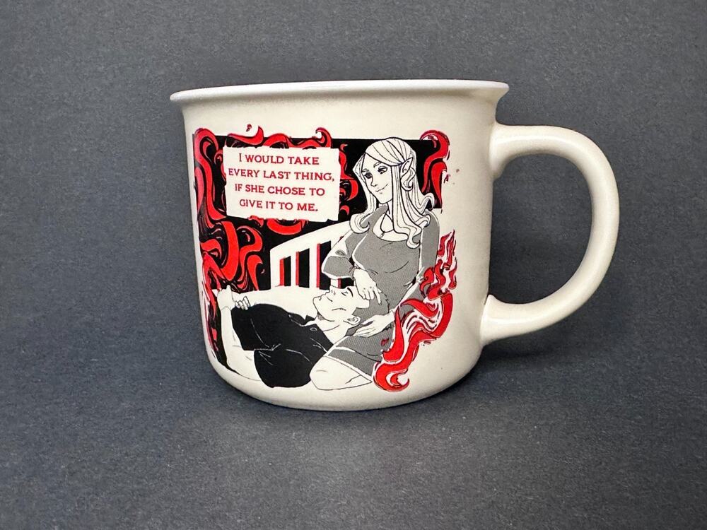 Bride Inspired Campfire Mug Cup (The Darkly Box) Ali Hazelwood 14 oz Ceramic